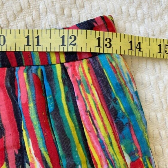 Prabal Gurung For Target Multicolor Striped Mini Skirt Size 4 - Picture 7 of 8